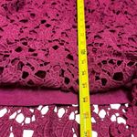 ASTR The Label Fuscia Lace Crochet Midi Lined Dress Wedding Guest Feminine L Red Size undefined Photo 11