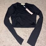 black square neck top Photo 0