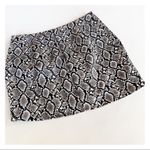 Kendall + Kylie Snake Print Faux Leather Skirt Photo 7
