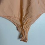 SKIMS Seamless Bodysuit Womens M Orange Fits Everybody Square Neck Faded Nectar Photo 5