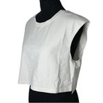 Good American  Beige Crop
Tee(Size Medium) Photo 4