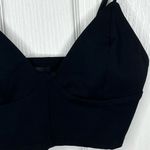 Wilfred Free Black Bralette Cropped Tank Top Sz 8 Photo 3