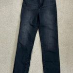 Madewell  High-Rise Slim Straight Jeans in Richgrove Wash Black Size 25 Tall Photo 0