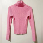 LINE Hadley Turtleneck Sweater in Barbie Pink Small Photo 1