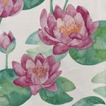 Lula Activewear White Pink Lotus Flower Print Activewear Tank Dress Size Small Photo 2