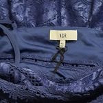 Nsr Provance Dress Women's Size XS Extra Small Blue Lace Sleeveless Photo 4