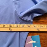 Kenny Dana 3/4 Sleeve Tapered V Neck Top Periwinkle Blue Size L UPF50 NWT Size L Photo 8