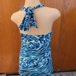 Outback Red  Aqua Swirl Halter Top, Medium Photo 1