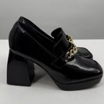 Dream Paris Dream Pairs Black Platform Loafers US 8.5 Chunky  Academia Y2K Style Gothic Photo 3