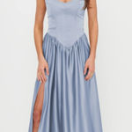 Show Me Your Mumu NWOT - Abigail Maxi Dress color: steel blue size: XL Photo 0