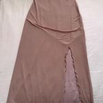 Urban Outfitters Brown Asymmetrical Maxi Dress with Slit Photo 0