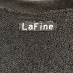 La Fine cat black button up terry cloth cardigan meow meow kitty women’s OS Size undefined Photo 3