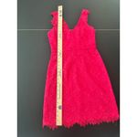 Shoshanna  dress, size 2, lace dress, magenta, pink, wedding attire, event dress‎ Photo 2
