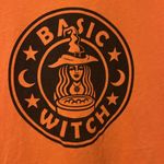 Bella Canvas Basic Witch Orange Starbucks T-Shirt Photo 1