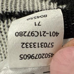 Chico's NWT Black White Houndstooth Knit Ruana Reversible Covering Poncho Sz S/M Photo 14