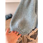 DEMYLEE Bardot Sweater in Sea Mist Blue Size Medium Photo 3