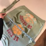 Desert Dreamer Green Oversized " Be Kind to Nature " Crewneck Sweater Size XS Photo 9