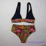 New! Set! Seea Brasilia Reversible Bikini Top and Bottom , Freya, size XS Green Photo 9