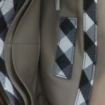 Talbots  Black /White Wristlet Zip Closure Mimimalist Classic Preppy Prints Retro Photo 4