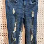 AERO High Rise‎ Jegging Jeans Size 4 Short Distressed Blue Denim Skinny Photo 0