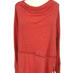 We The Free Londontown Thermal Oversize Top Red Orange Size XS Photo 0