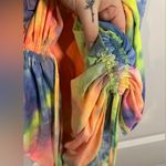 Orange Kiss Boutique Brand Plus Size Neon Tie Dye Side Scrunch Ties Size 3XL Photo 9
