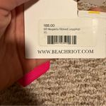 Beach Riot NWT  Ayla Leggings Pocket Hot Pink Ribbed High-Rise Yoga- Size XS Photo 3