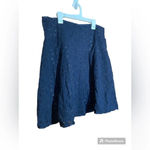 J.Crew navy eyelet 100% cotton skirt Size 12 Photo 1