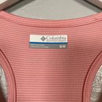 Columbia Women M Pink Stripe Racerback Tank Top Athletic Workout Outdoor Photo 3