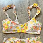 Aerie Ruffle Floral Bikini Set Size L BRAND NEW Photo 4