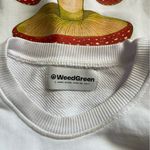 WeedGreen Amanita Muscaria Mushroom Printed Graphic Sweater Size Large Red Photo 2