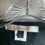 Single Dress Black Scoop Neck Beaded Accent Blouse L Size L Photo 1