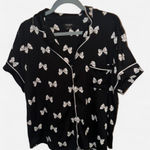 Kate Spade  Black and White Bow Pajama Set Photo 0