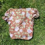 Urban Outfitters Sheer floral ruched crop top Out From Under Photo 2