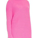 Free People  Women's Ottoman Slouchy Sweater in Hot Pink Photo 0