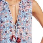 Poupette St. Barth Clara Maxi Dress Blue Bloom Floral Long Women’s Size Medium Photo 6