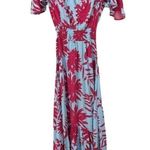 Anthropologie Abel the label floral smocked waist dress M Photo 0