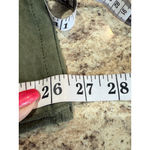 7 For All Mankind Women's  Olive Green Skinny Jeans Size 26 Photo 4