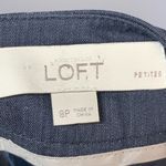 Ann Taylor  Loft Women's Flat Front Lined Pencil Skirt Dark Blue Petite Size 8P Photo 7