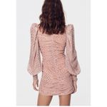 For Love & Lemons  Champagne Pink La Villette Long Sleeve Mini Dress Size S Photo 2