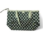 Fossil  Tote Bag Black White Geometric Print Coated Canvas‎ Purse Handbag Photo 1