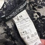 Dolce & Gabbana Dolce a d Gabbsna Black Lace Top Sz S IT38 Photo 10