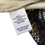 Cato NEW Plus Size Blue Cream Earthy Leafy Sheer Lace High Waist Wide Leg Pants Photo 4