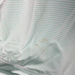 FootJoy  Womens M 1/2 Zip Performance Pullover Blue Mint Tonal Stripe Golf Sporty Photo 3