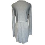 J. Jill Knit Top Tunic Blue Long Sleeve SZ SM Boho Cottage Core Office Siren Photo 3