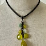 Erica Zap Designs Natural Stone Pendant Necklace – Chalcedony, Aquamarine, Amazo Yellow Photo 0