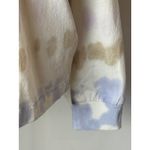 Citizens of Humanity  Shirt Women XS White Blue Tie Dye‎ Oversize Long Sleeve Tee Photo 6