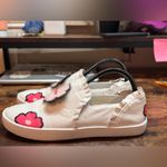 Kate Spade Lima White Heart Design sneakers size 8.5 Photo 2