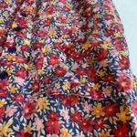 Westbound Vintage Linen Blend Floral Button Front Dress Size XL Photo 3