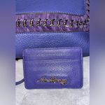Aimee Kestenberg Leather Purple Crossbody Clutch Bag Photo 2